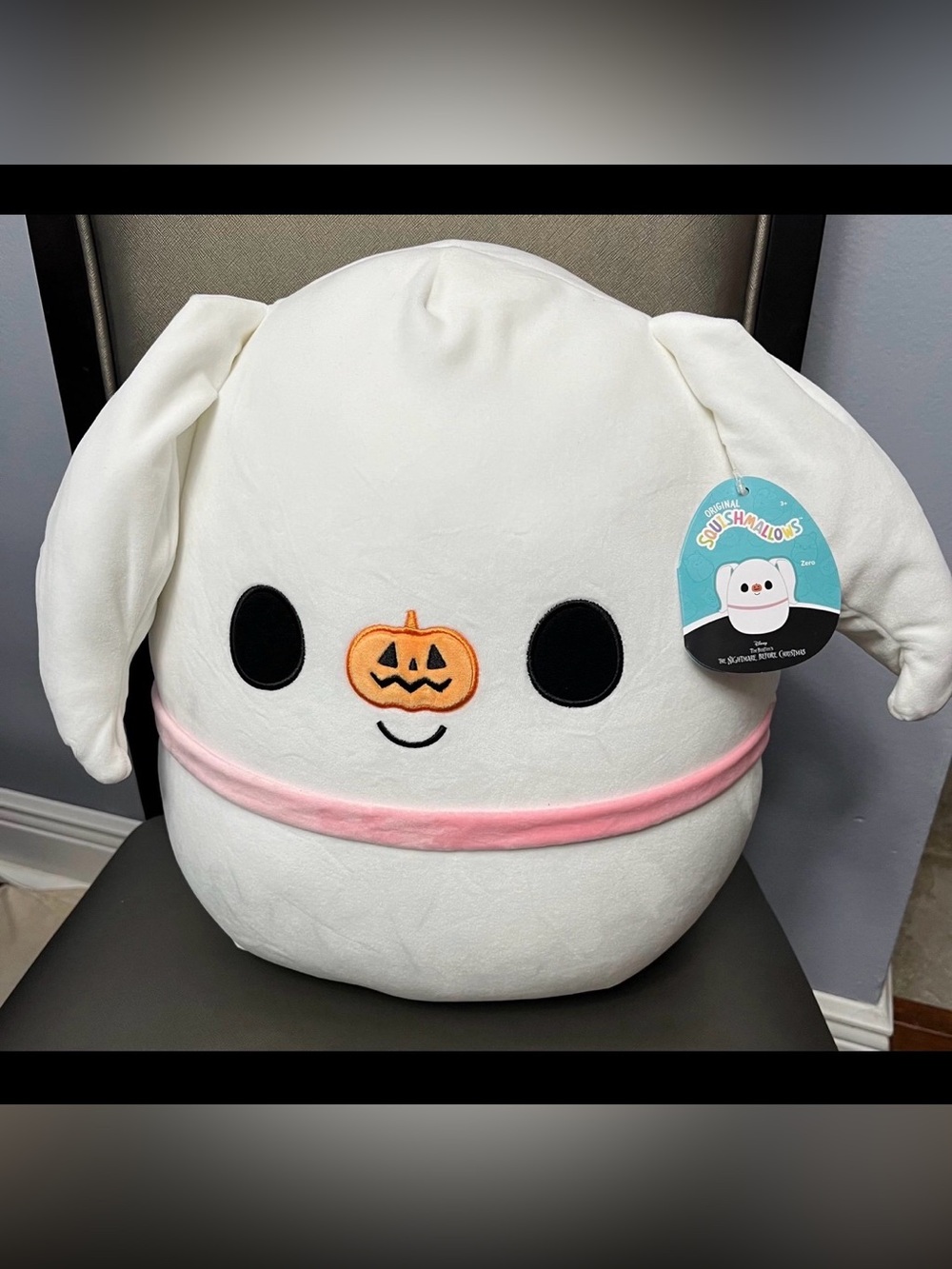 NWT Squishmallows Nightmare Before Christmas Zero 16 Inch
